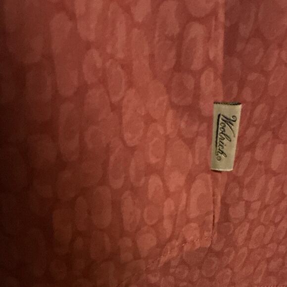 Woolrich Women’s Short Sleeve Button-Up Shirt – Size Large – Lighter Raisin - Picture 7 of 7